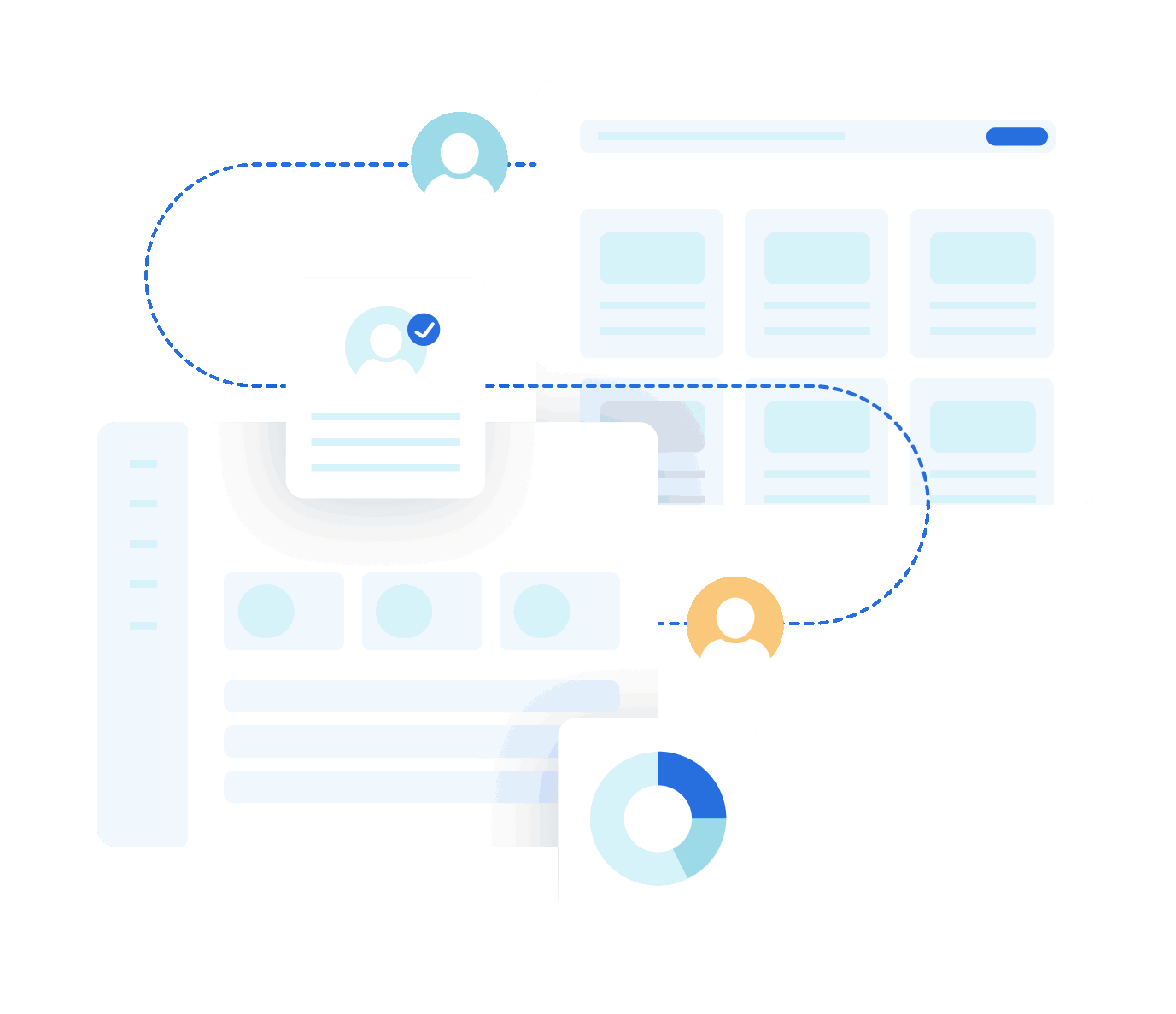 Keyholder platform illustration