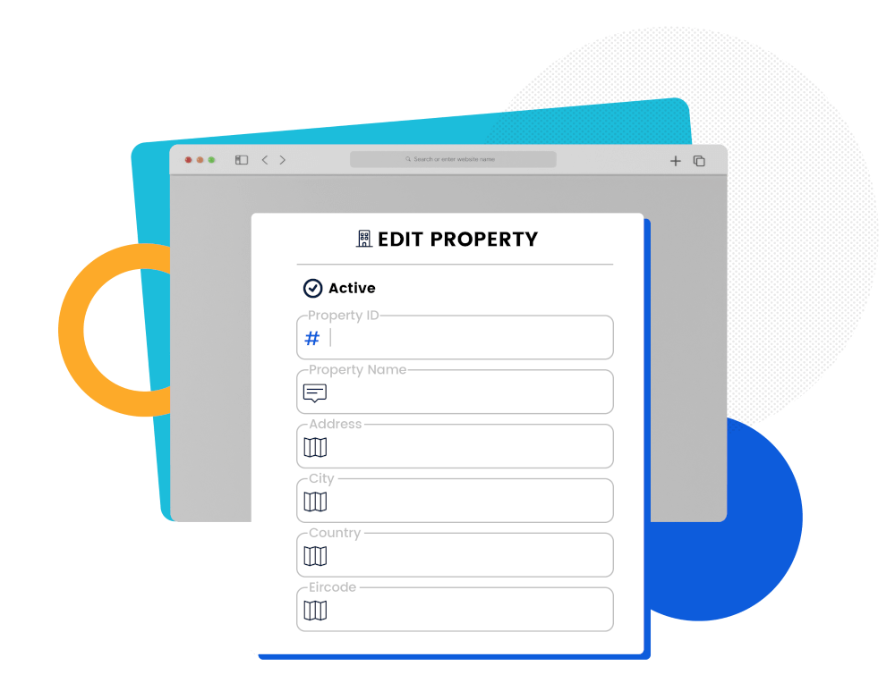 Landlord managing properties with Keyholder